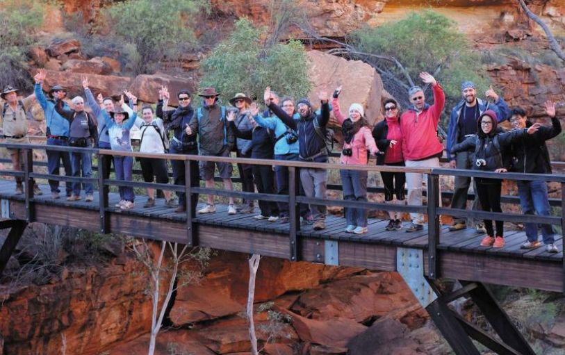 hiking Uluru Kata Tjuta and Kings Canyon