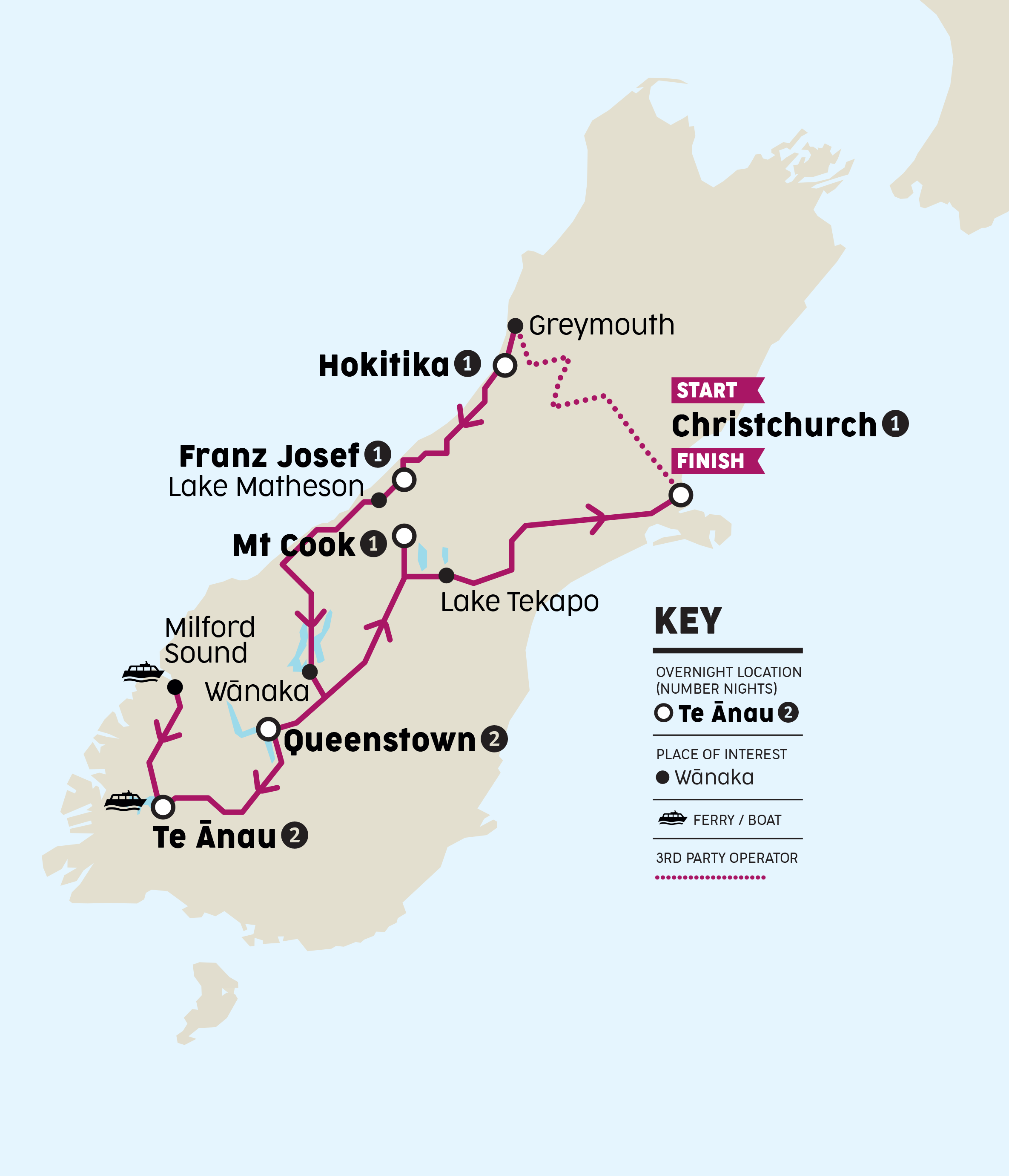 Stray NZ Map KAKA