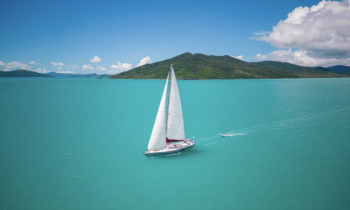 British defender Whitsundays sailing 