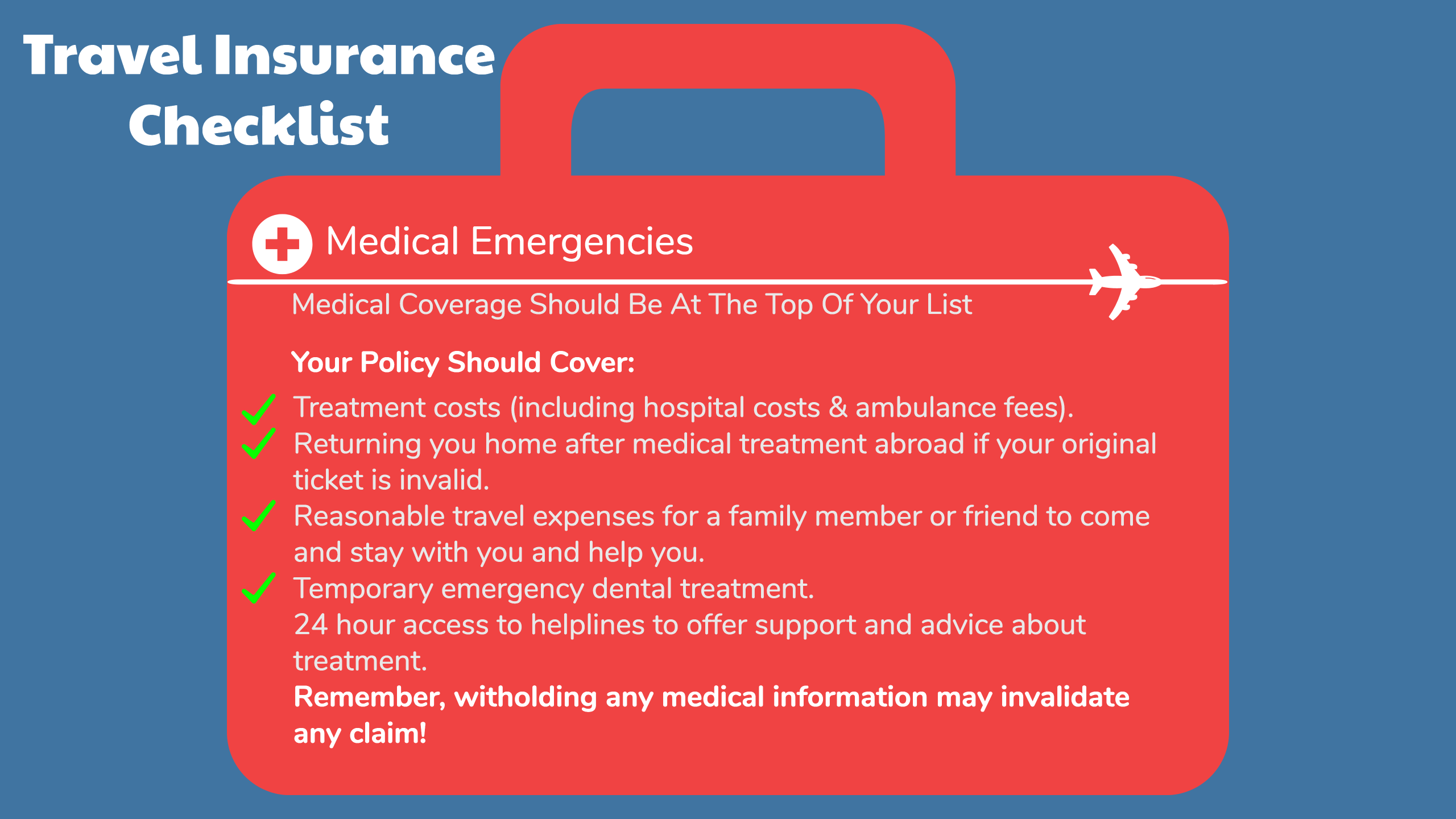 Travel Insurance Checklist