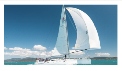 eureka a large sailing boat in the whitsundays