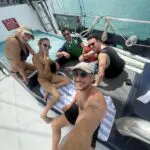 A group of backpackers having fun on the Great Escape East Coast Australia tour